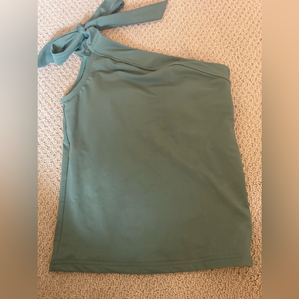 Lime ricki tankini top
